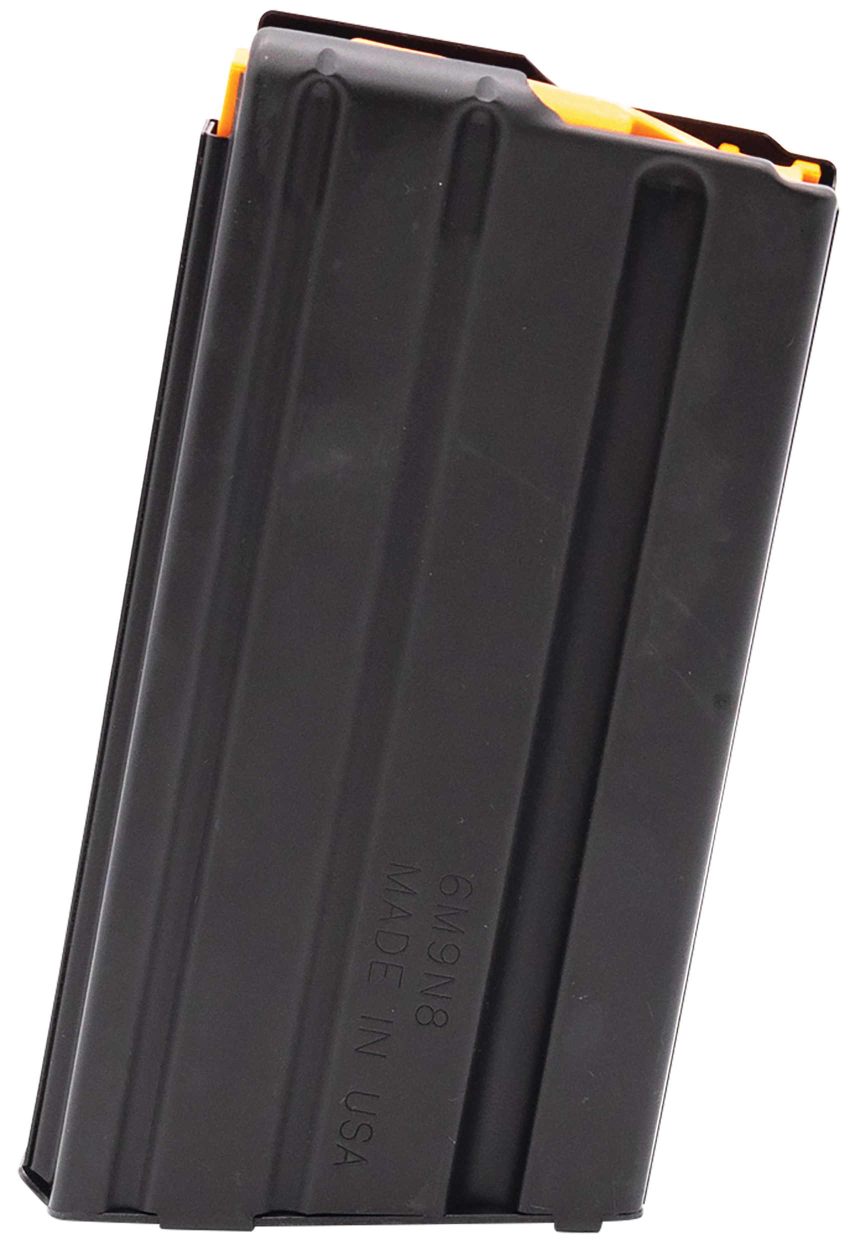 DuraMag 2023041178CPD SS  20rd 223 Rem/300 Blackout/5.56x45mm NATO for AR-15 Black w/Orange Follower