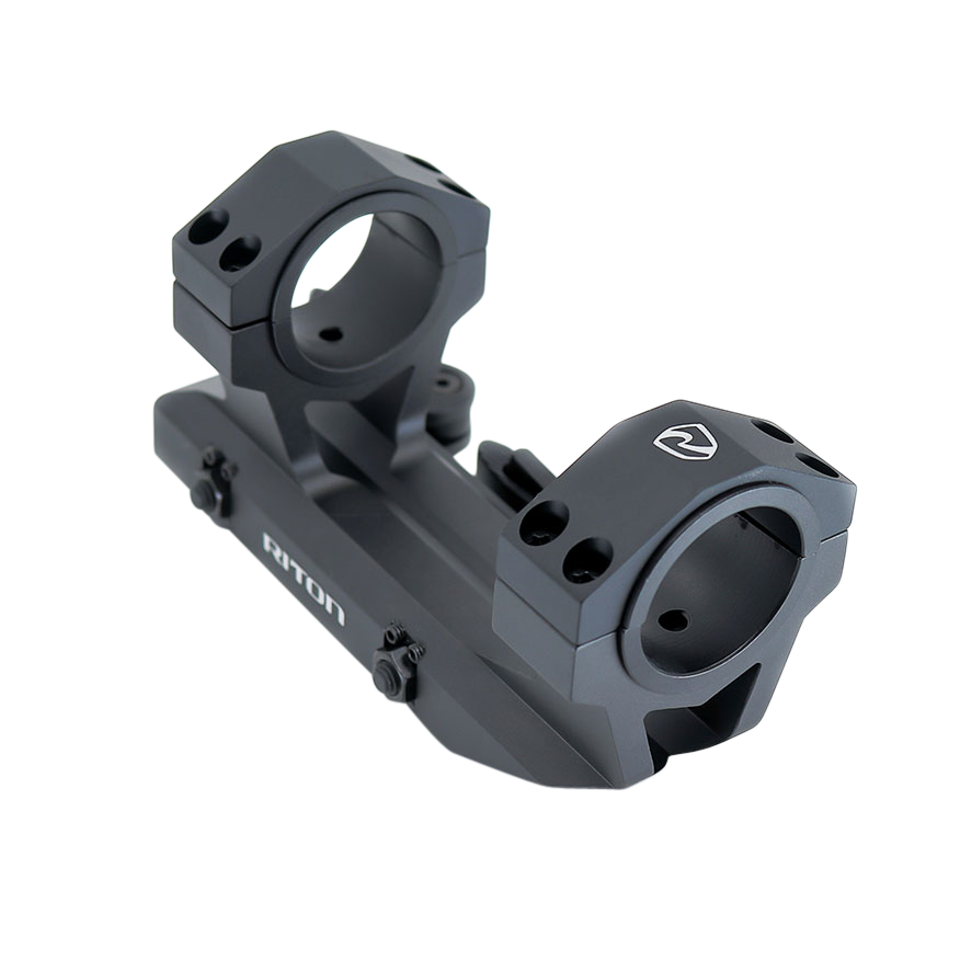 Riton Optics X301QD Precision QD Scope Mount/Ring Combo Black Anodized 30mm/1"