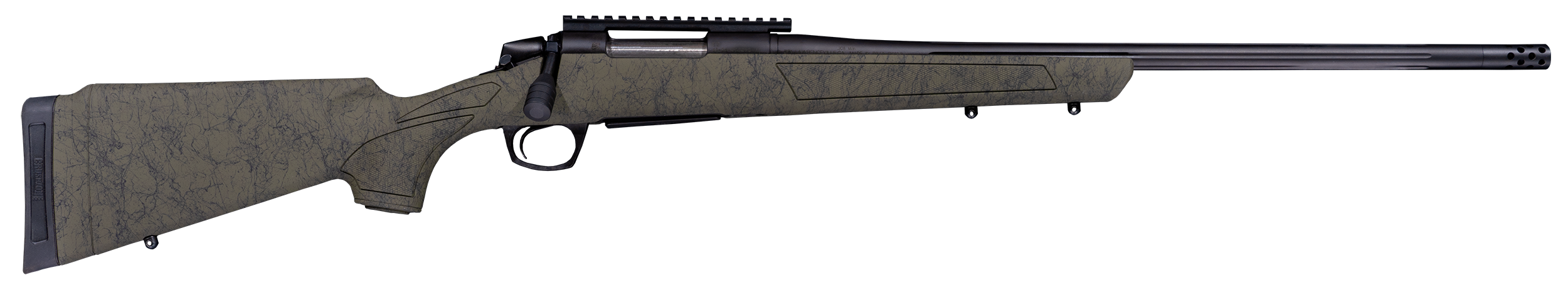 CVA CR3987G Cascade XT Full Size 350 Legend Mag 4+1 22" Graphite Black Cerakote Steel Threaded Barrel, OD Green Adj w/Soft Touch Synthetic Stock