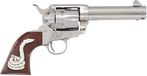 CIMARRON MAN W/NO NAME 357 MAG FRONTIER 4.75" SILVER SNAKE