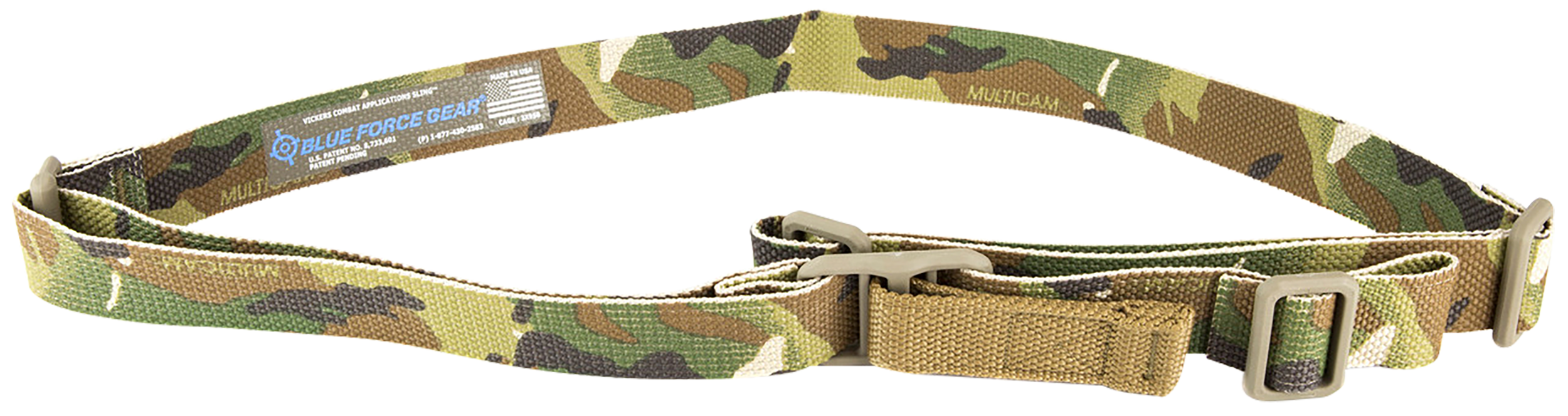 Blue Force Gear VCAS125OAMC Vickers Sling Multi-Cam Cordura Adjustable