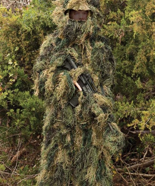RED ROCK GHILLIE SUIT WOODLAND 5 PIECE ADULT XL/XXL