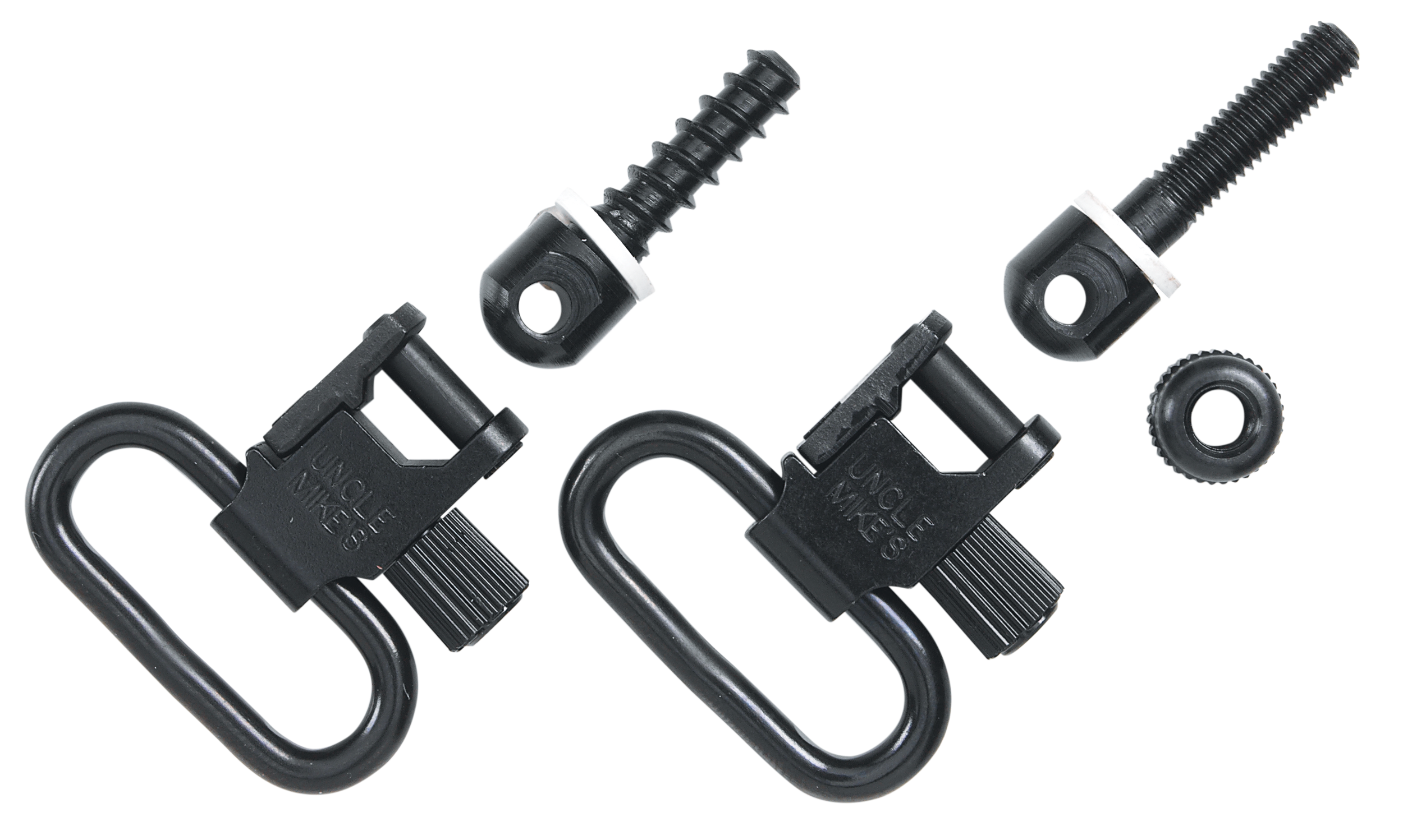 Uncle Mike's MO10022 Super Swivel Quick Detach 115 Tri-Lock Nickel 1"