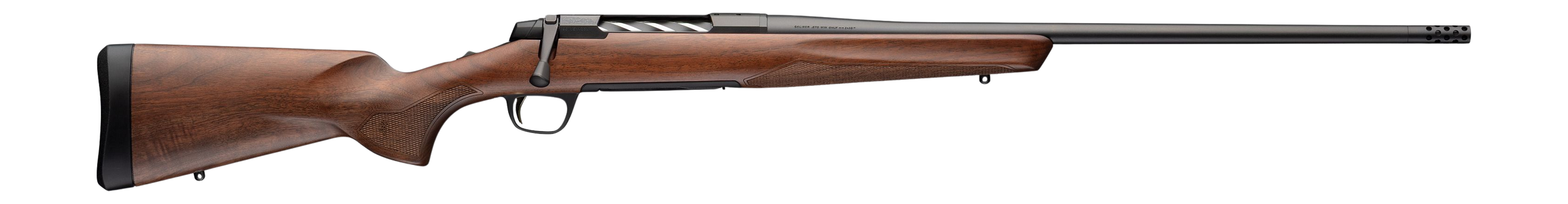 Browning 036128211 X-Bolt 2 Hunter 243 Win 4+1 22" Matte Blued Threaded Barrel & Steel Drilled & Tapped Receiver, Satin Black Walnut Fixed Stock, Right Hand