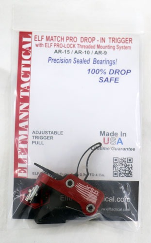 ELFTMANN TRIGGER AR-15 MATCH PRO CURVED FNGR ADJ 2.75-4LBS