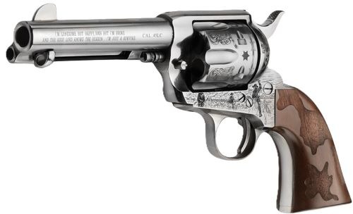 Pietta Cowpoke 45 Colt 4.75" 6rd Engraved Revolver
