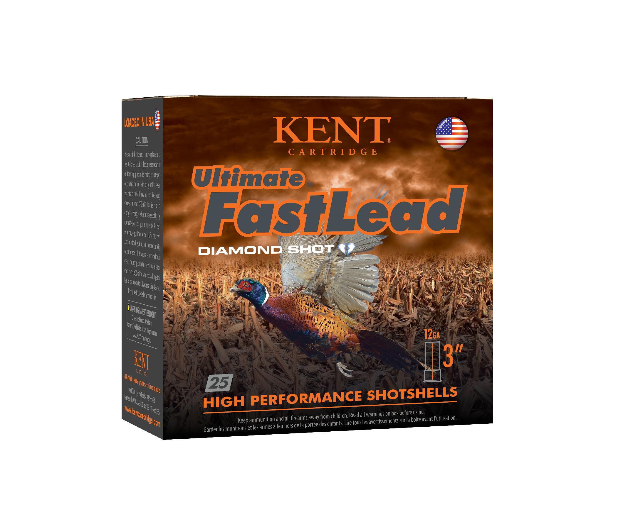 Kent Cartridge K123UFL506 Ultimate Fast Lead 12Gauge 3" 1 3/4oz 6Shot 25 Per Box/10 Case