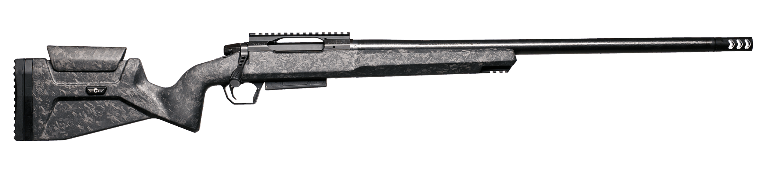 Christensen Arms 8011400801 MCR  7mm Rem Mag 3+1 22" Carbon Fiber Threaded Barrel, Picatinny Rail Receiver, M-LOK Forend, Black Adj Cheek Riser w/Pistol Grip Carbon Fiber Stock
