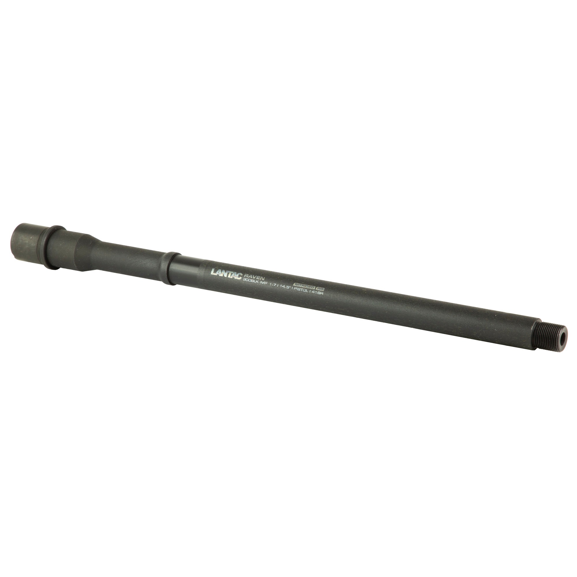 LANTAC 14.5" 300 BLACKOUT BARREL BLK