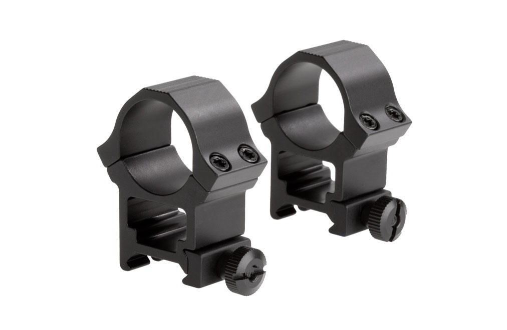 SUN OPTICS 1"HIGH SPORT RINGS BLACK