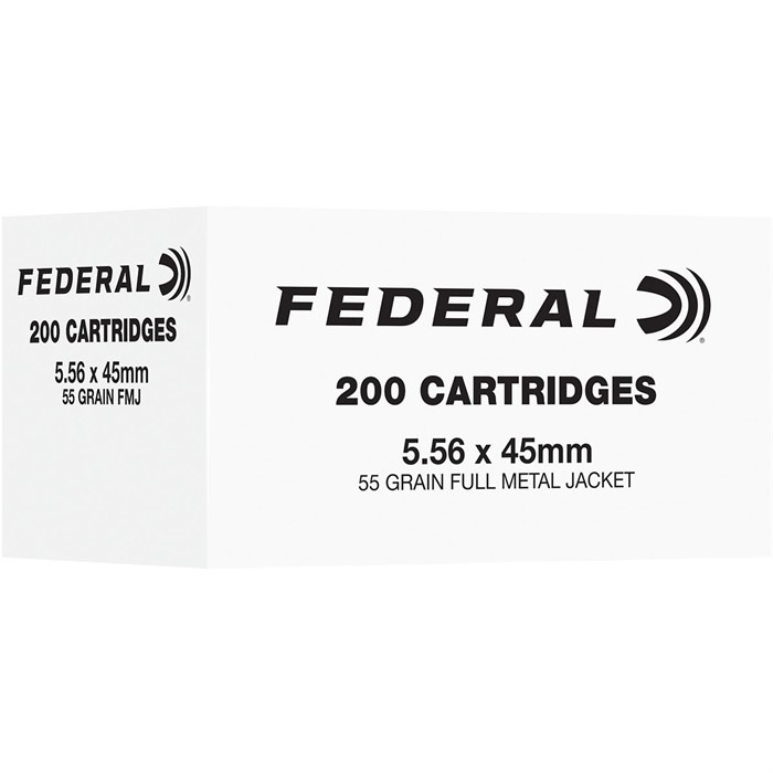 Federal Training 5.56 NATO 55gr FMJ 200rd Box