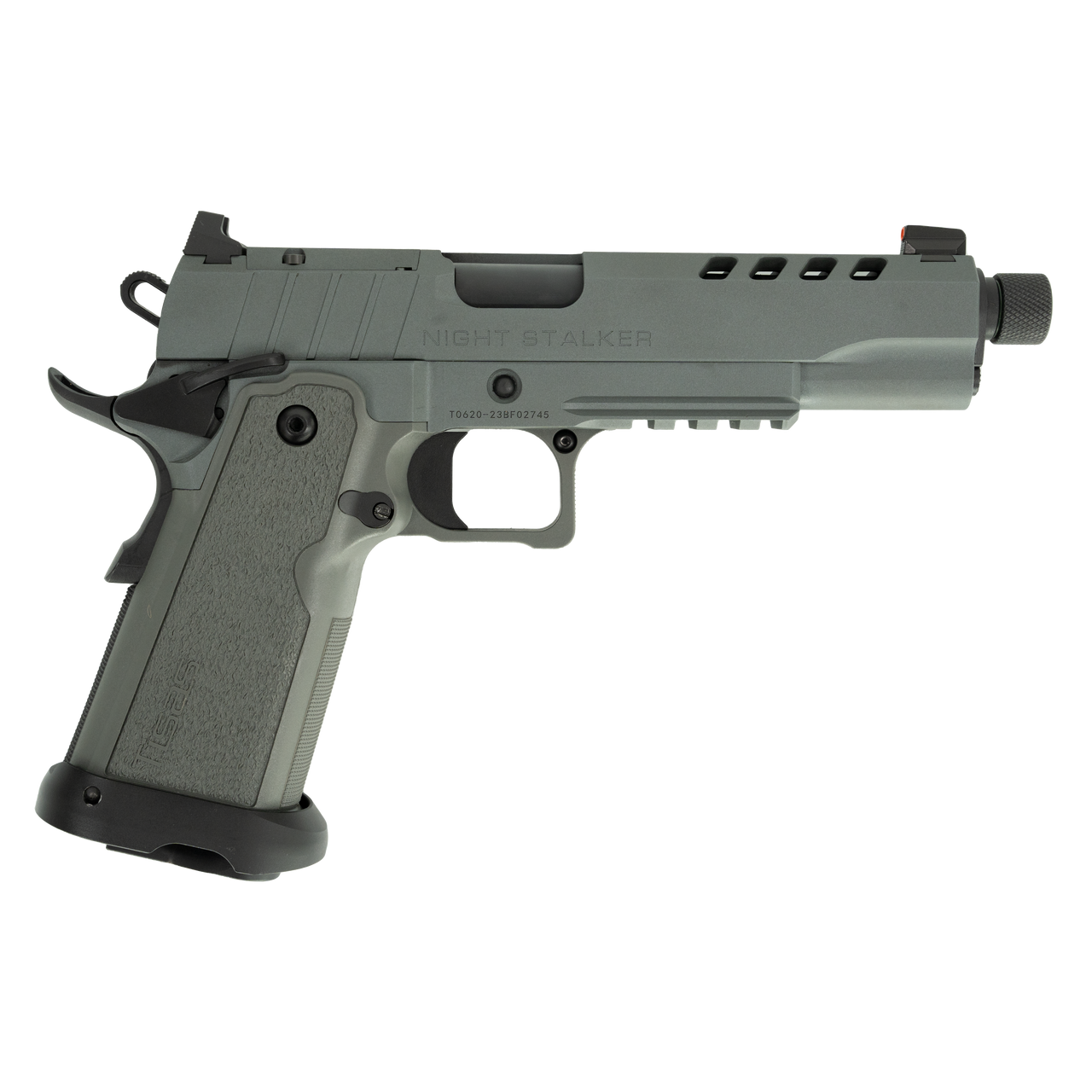 dSDS TISAS IMPORTS 1911 B9R NIGHT STALKER DS GRY, 9MM DBL STACK 2-17RD