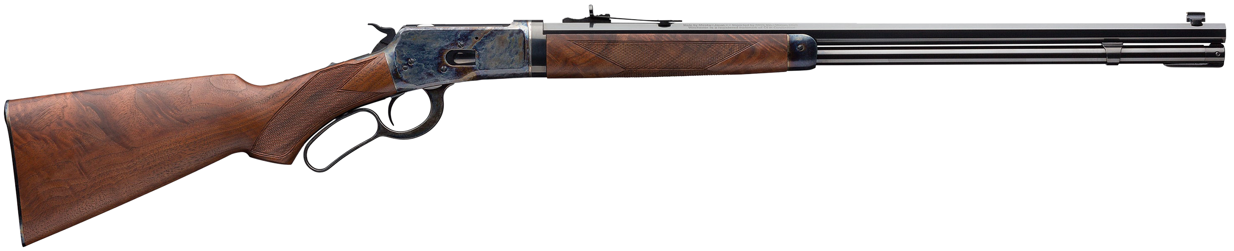 Winchester Repeating Arms 534283141 Model 1892 Deluxe Takedown Full Size 45 Colt (LC) 11+1 24" Polished Blued Octagon Barrel, Color Case Hardened Steel Receiver, Grade V/VI Walnut Fixed Stock