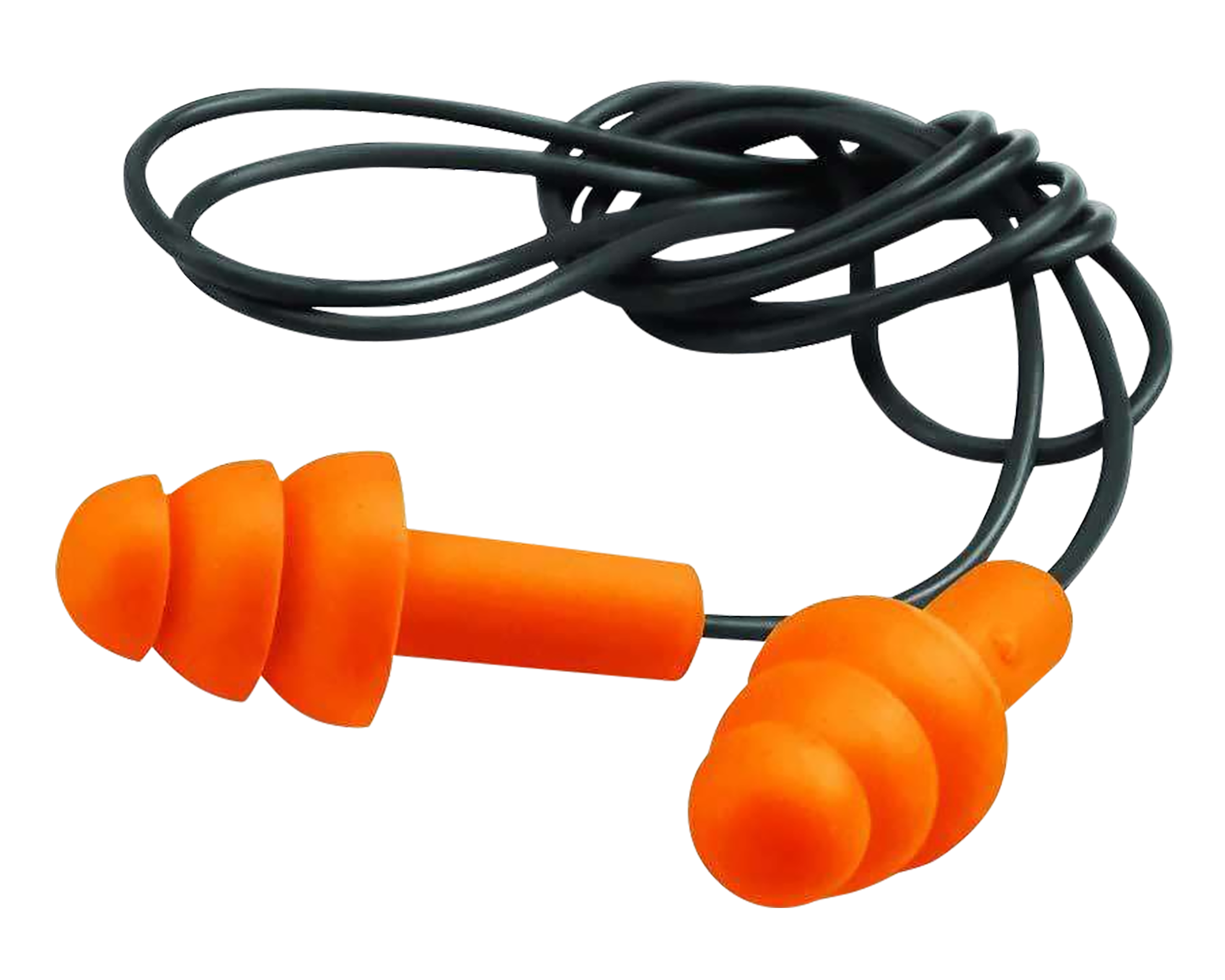 Walker's GWPEPCORD2PK Corded Foam Ear Plugs 25 dB In The Ear Orange/Black Adult 2 Per Pack