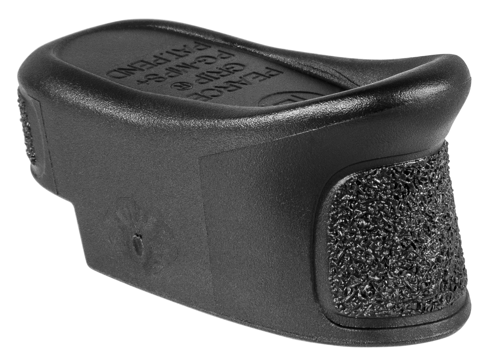 Pearce Grip PGMPS+ Magazine Extension  made of Polymer with Texture Black Finish & 1" Gripping Surface for S&W M&P Shield, M&P Shield M2.0 (Adds 2rds 9mm Luger, 1rd 40 S&W)