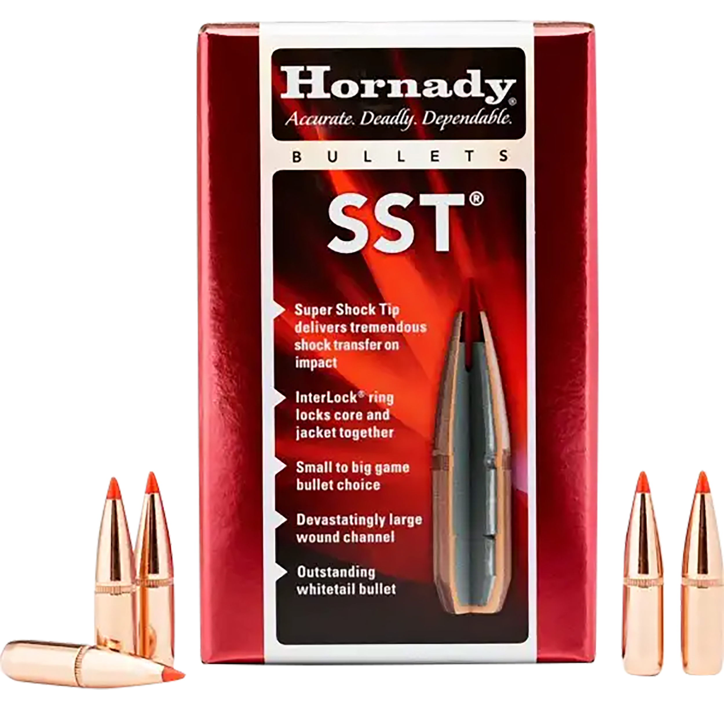 Hornady 25522 SST 25 Cal .257 117 gr Super Shock Tip 100 Per Box/ 25 Case