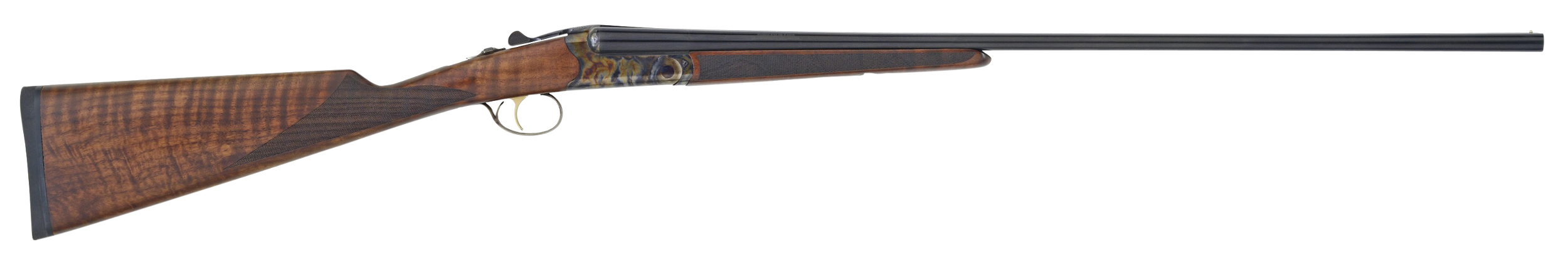TriStar 38028 Bristol SxS Full Size 28 Gauge Break Open 2.75" 2rd 28" Blued Side By Side Barrel, Color Case Hardened Steel Receiver, English Style Oiled Turkish Walnut Stock, Right Hand