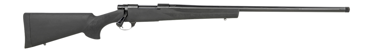 Howa HGR25CRHBB 1500 Hogue 25 Creedmoor 5+1 24" Matte Black Threaded Steel Barrel, Drilled & Tapped Receiver, Black Hogue OverMolded Synthetic Stock, Right Hand