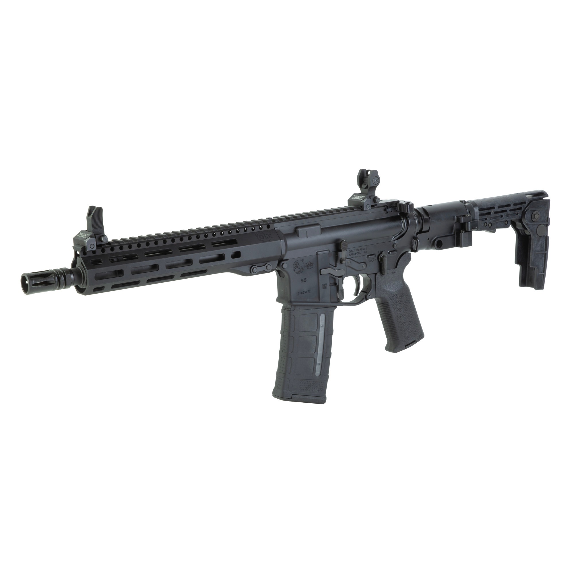 COLT M5 SCW 5.56 10.3" BLK FLDG SBR