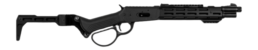 Derya Firearms RANX.12.357 RANX  357 Mag 5+1 12" Black Melonite Threaded Barrel, Black Melonite Steel Receiver w/Picatinny Rail, M-LOK/Picatinny Rail Forend, Black Aluminum Ironwolf Stock
