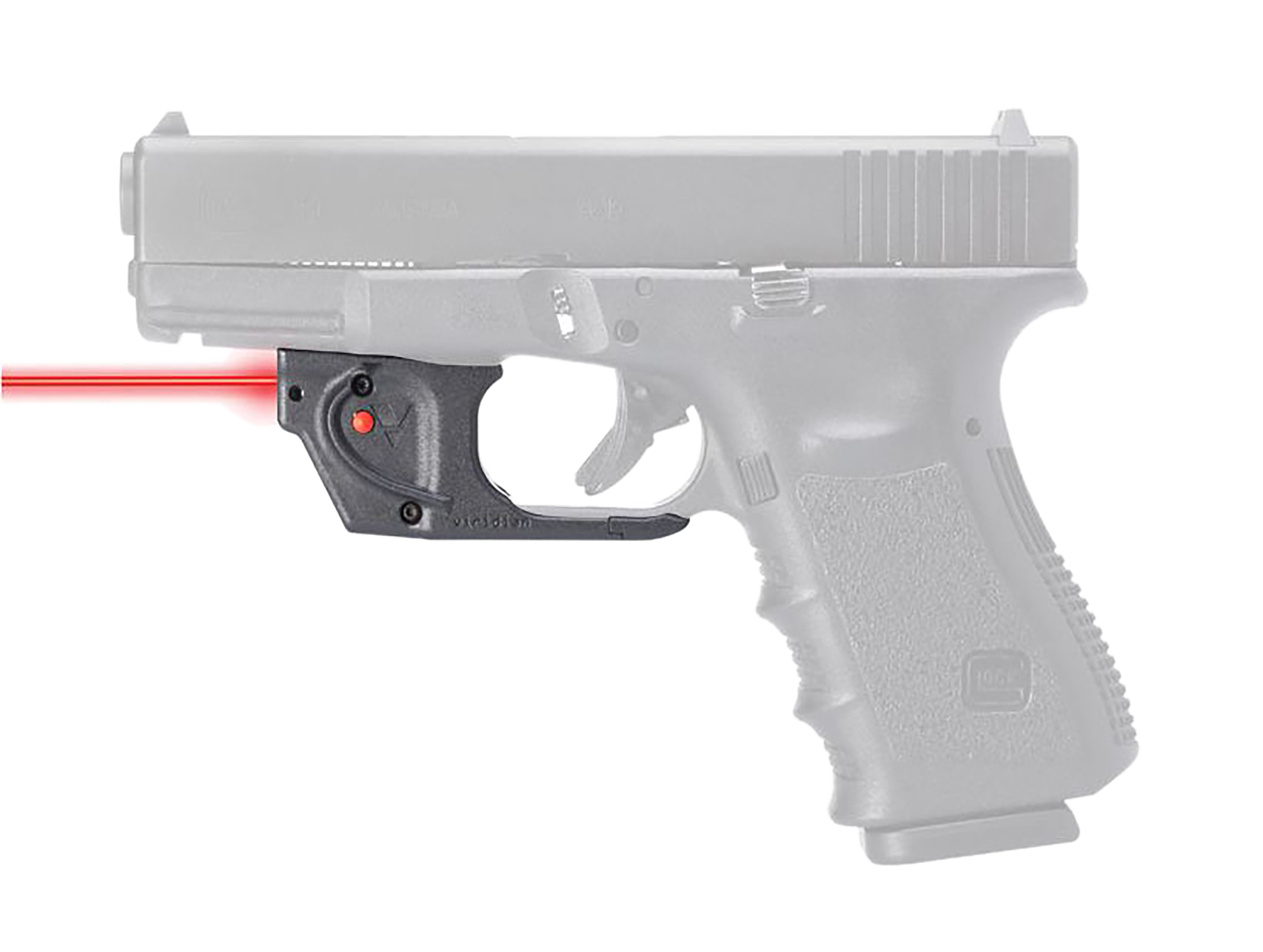 Viridian 9120092  E-Series Fits Glock 17/19/34/45/47 Red Laser Black Polymer Trigger Guard Mount