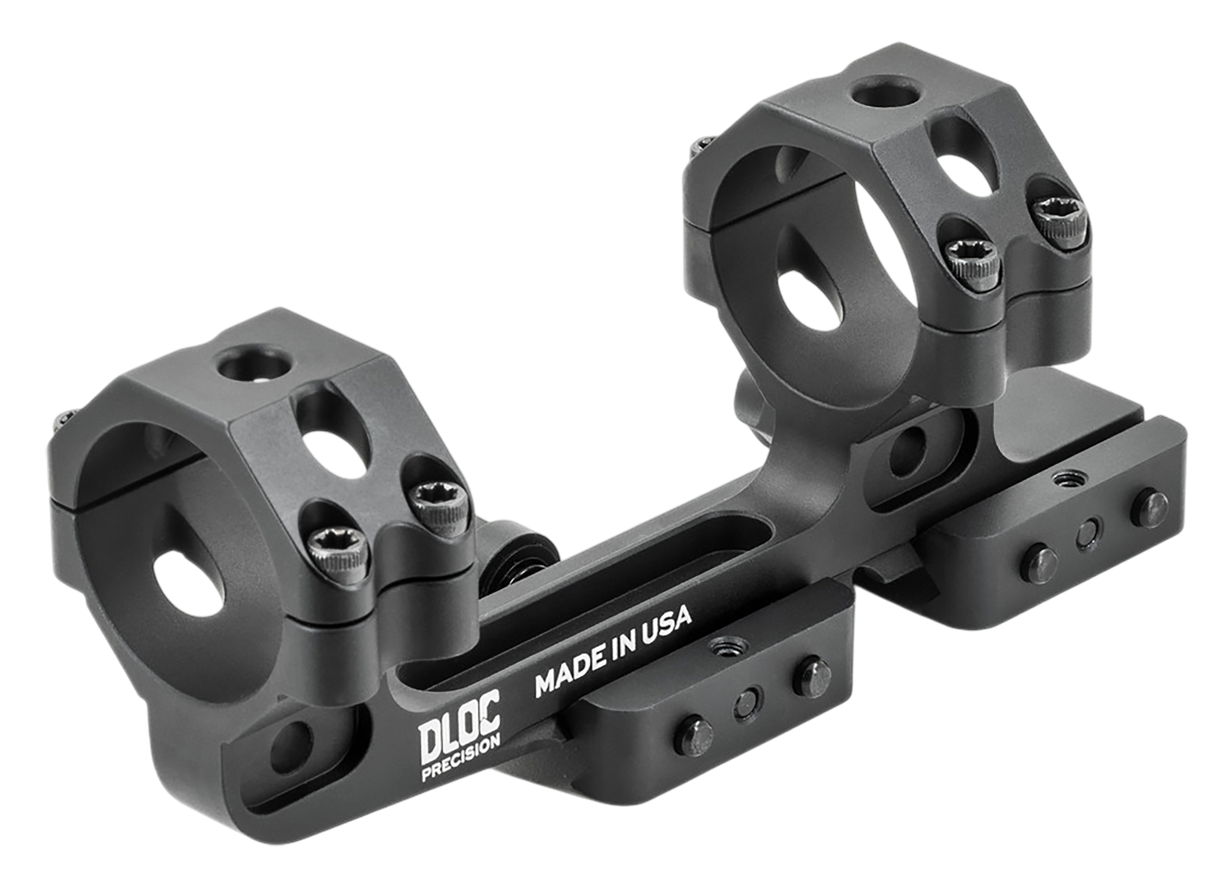 DLOC Precision DLOC-C134-2050-B Cantilever Black Aluminum 34mm Tube