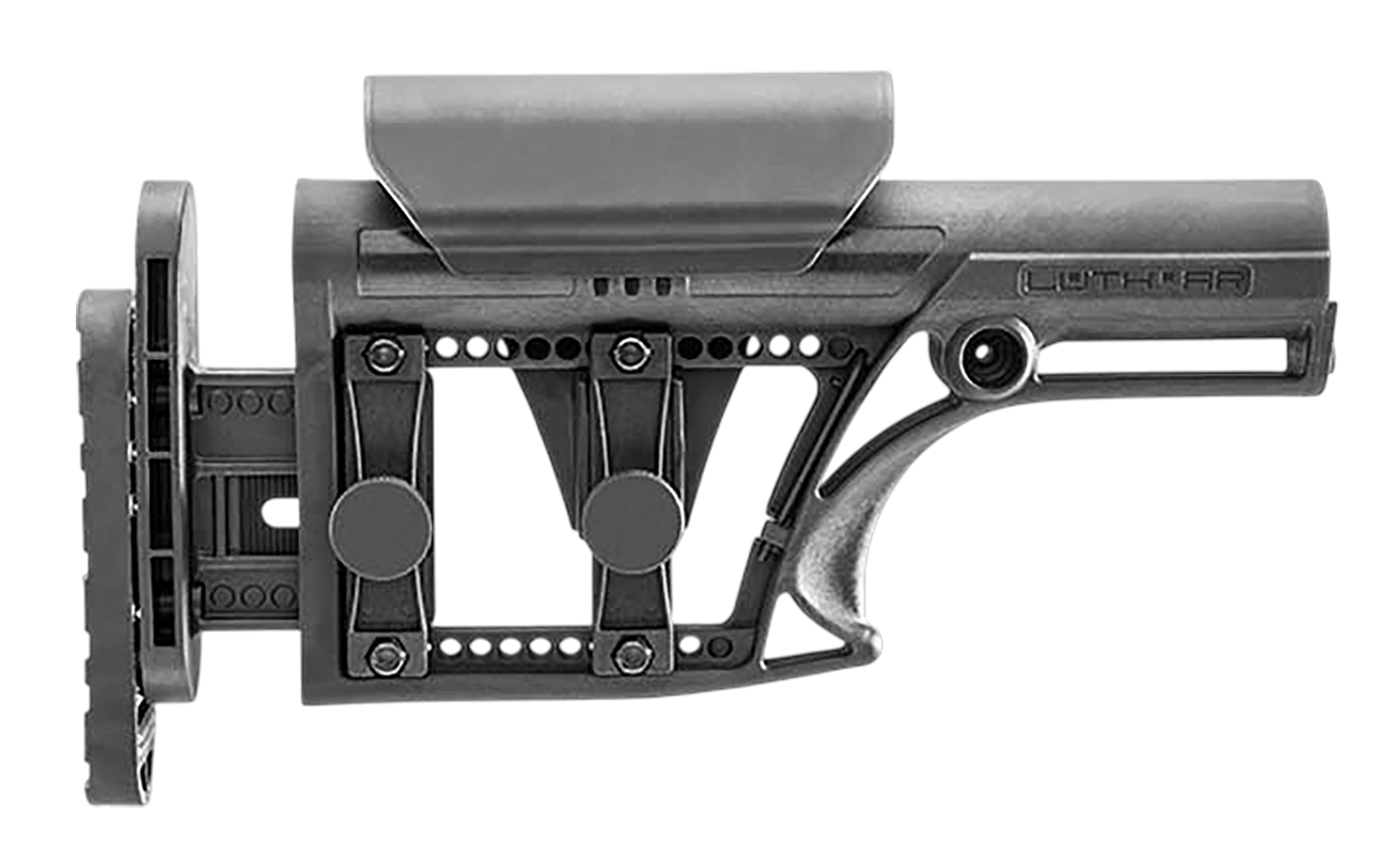 Luth-ar MBA-1 MBA-1 Buttstock Black Fits Rifle 10.50" OAL Ambidextrous