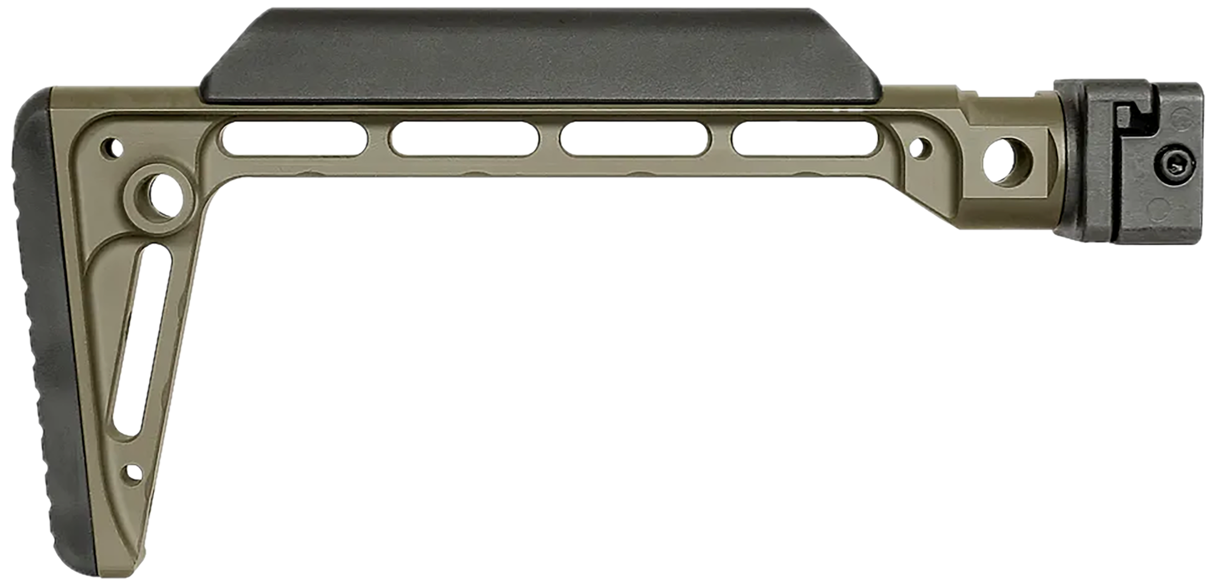 Midwest Industries MIMINSFODG Minimalistic Side Folding Stock ODG 6061 Aluminum Folding