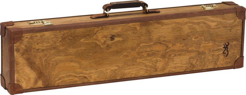 BROWNING LUGGAGE CASE O/U & BT TO 32" LIGHT MADERA WOOD GRAIN