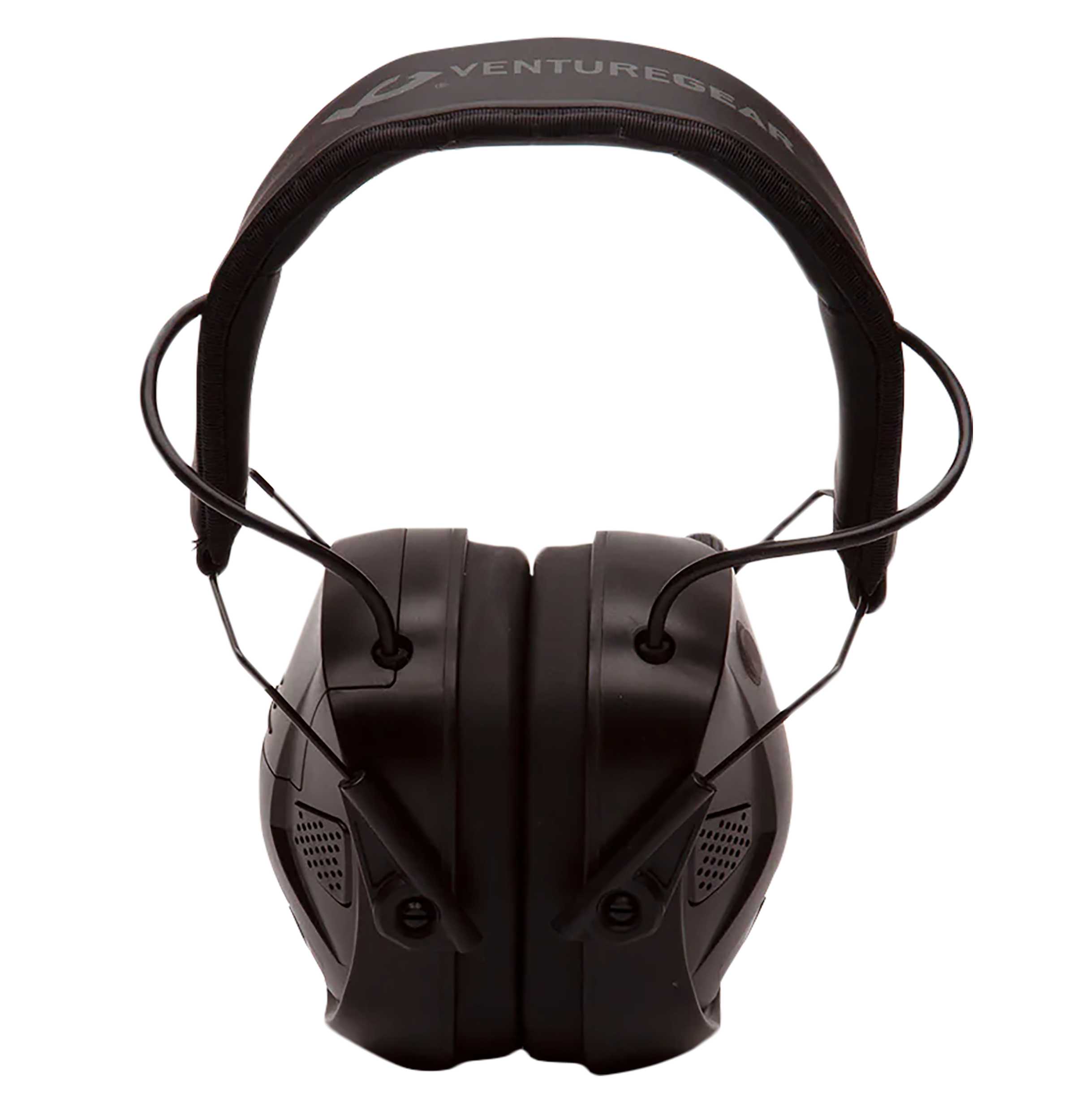Pyramex VGPME30BT Venture Gear AMP Muff Polymer 26 dB Over the Head Black Adult 1 Pair