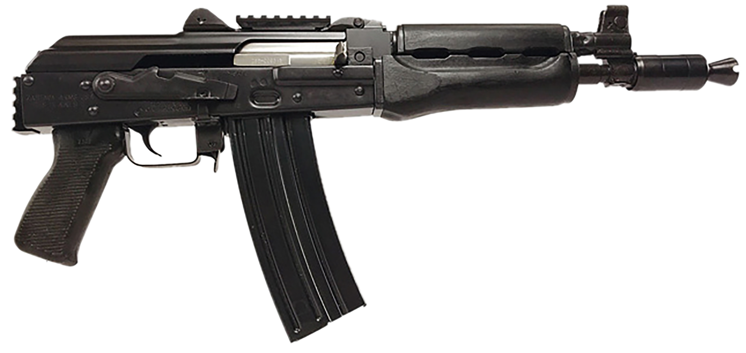 Zastava Arms Usa ZP85556PA ZPAP 85 5.56x45mm NATO 30+1 10" Black, Polymer Grip, Dark Wood Handgaurd, Stock Adapter, Muzzle Brake