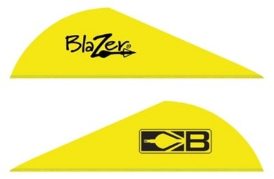 BOHNING BLAZER VANES 2" SOLID NEON YELLOW 36PK