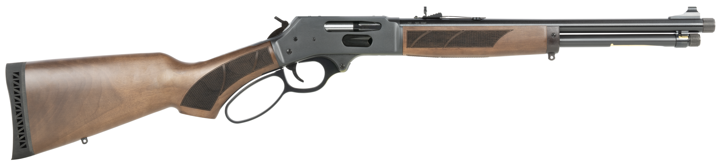 Henry H009PGR3030 Protector Carbine 30-30 Win 4+1 16.50" Blued Threaded Barrel, Blued Steel Drilled & Tapped Receiver, American Walnut Fixed w/Pistol Grip Stock