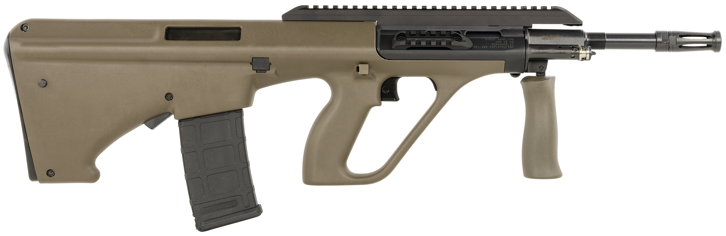 Steyr Arms AUGM2GRNEXT AUG A3 M2 223 Rem/5.56 NATO 30+1 16" Black Steel Barrel, OD Green Receiver w/Picatinny Rail, Bullpup OD Green Synthetic Stock