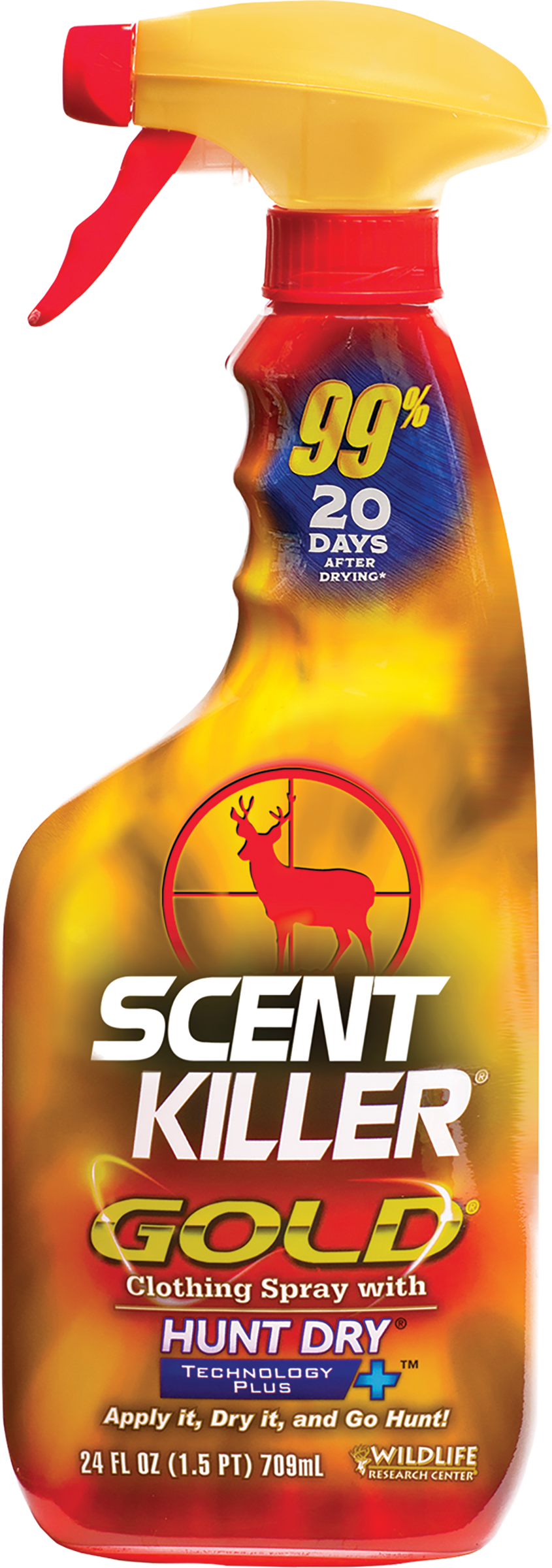 Wildlife Research 1255 Scent Killer Gold Odor Eliminator Odorless Scent 24 oz Trigger Spray