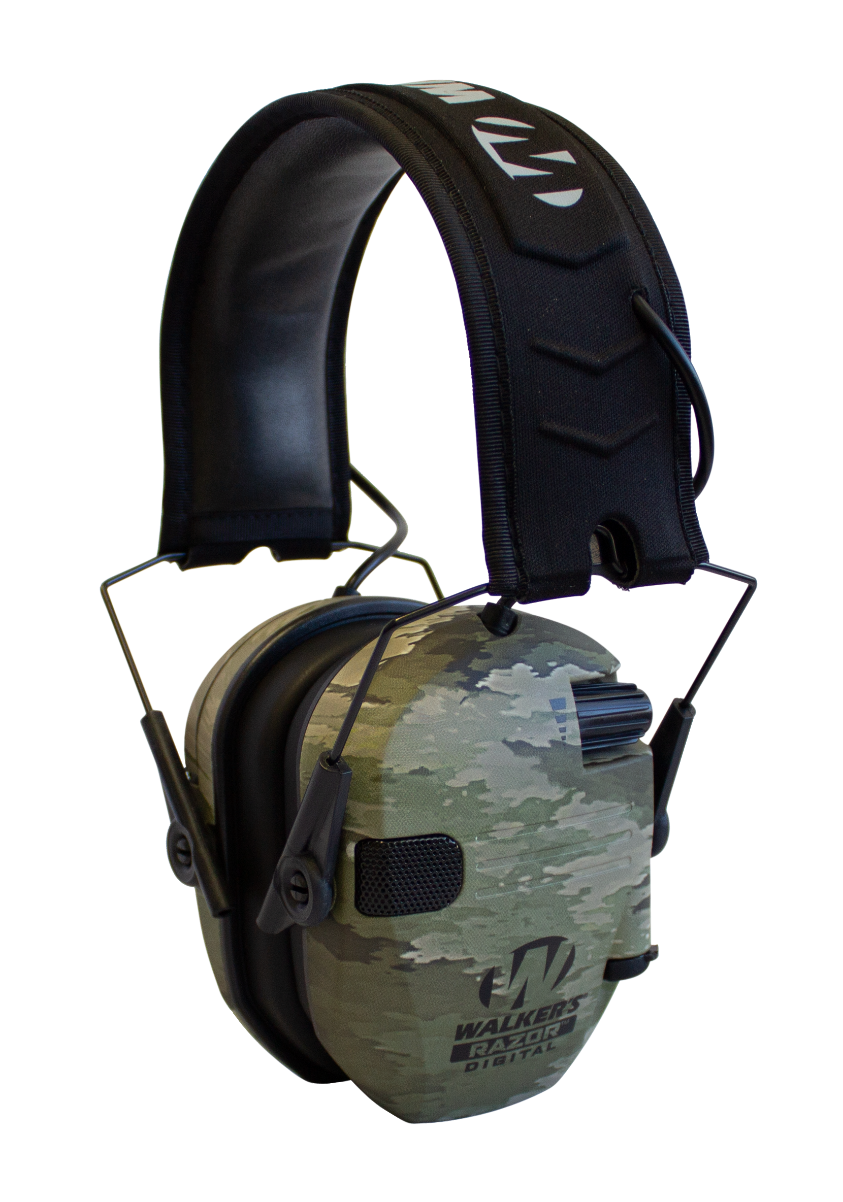Walker's GWPDRSEMAIX Razor PRO Digital Electronic Muff Polymer 23 dB Over the Head ATACS-IX Camo/Black Adult