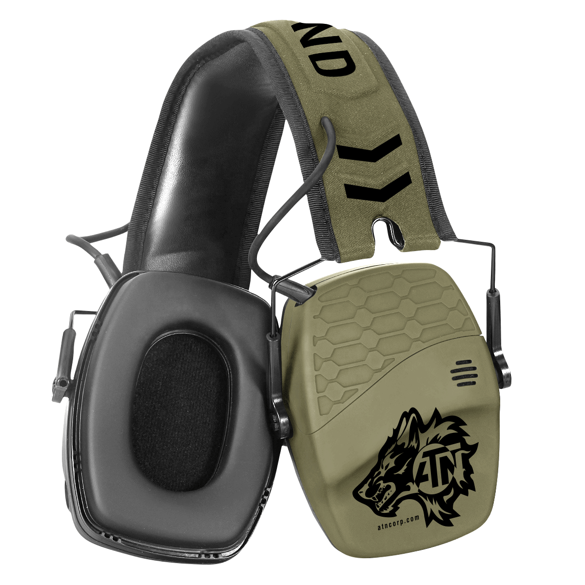 ATN ACPROTXSND X-Sound Hearing Protector 22 dB OD Green