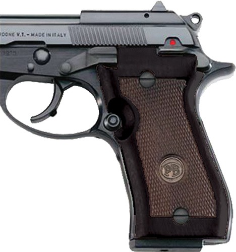 BERETTA 87 STANDARD GRIPS WOOD CHECKERED RIGHT HAND