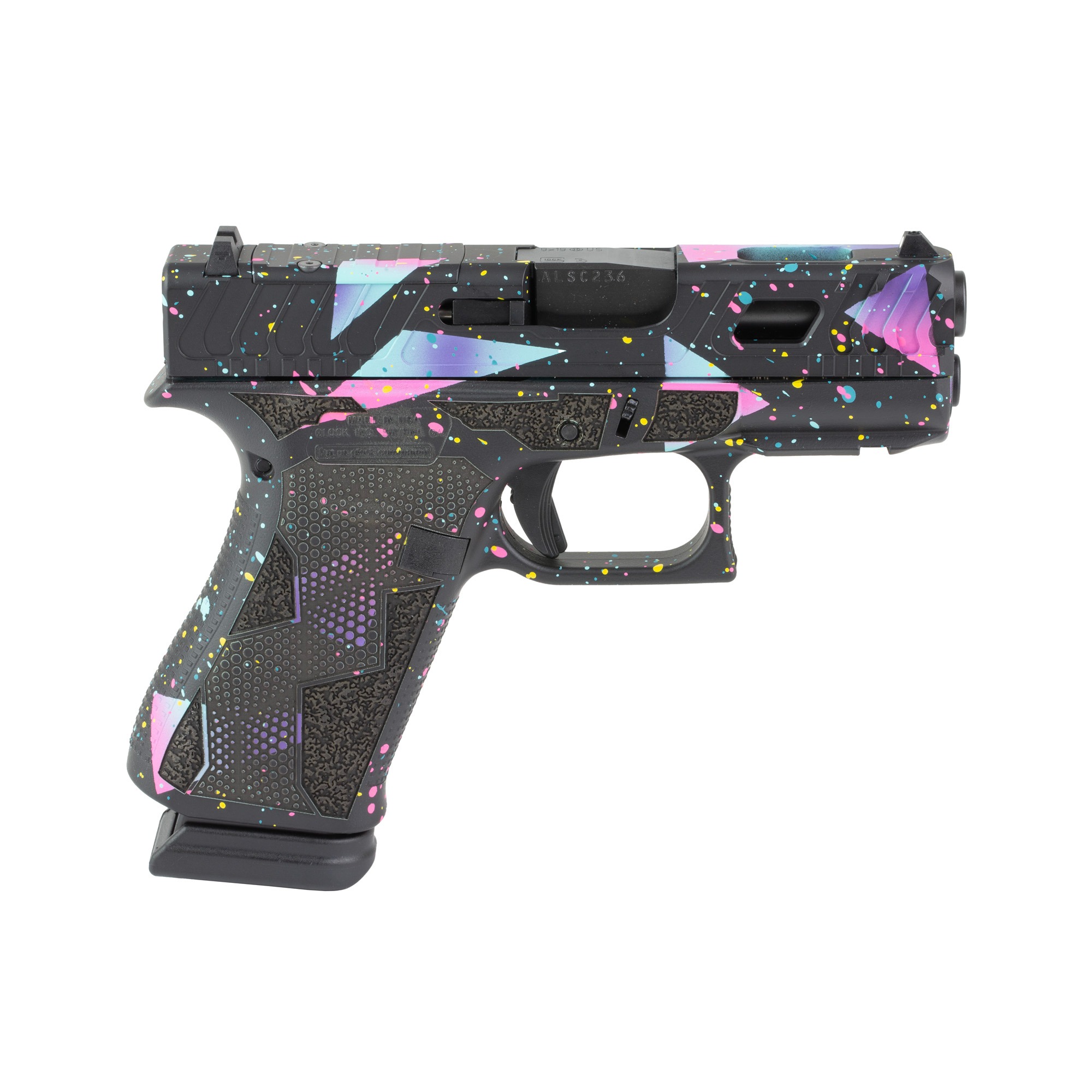 GLOCK 43X 9MM 15RD 80'S NIGHT CER