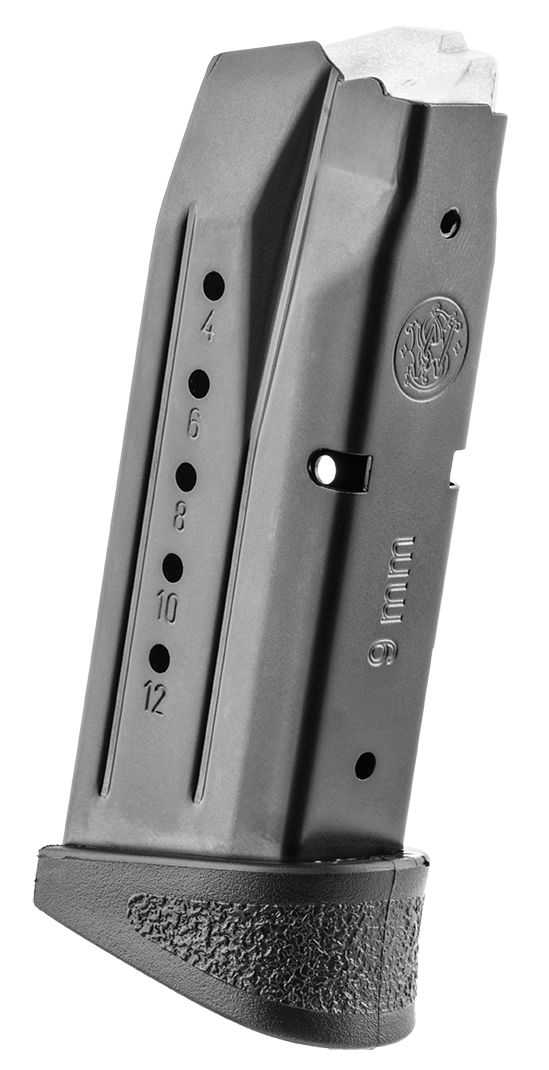 Smith & Wesson 194530000 M&P Compact 12rd 9mmLuger Blued Steel
