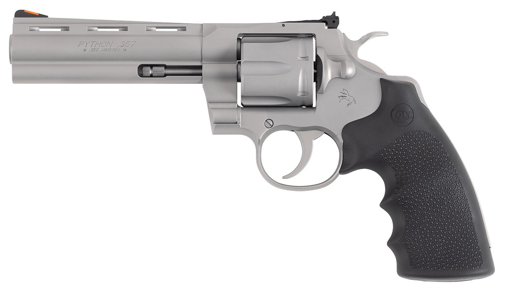 CLT PYTHON 357MAG 5 MATTE SS RUBBER