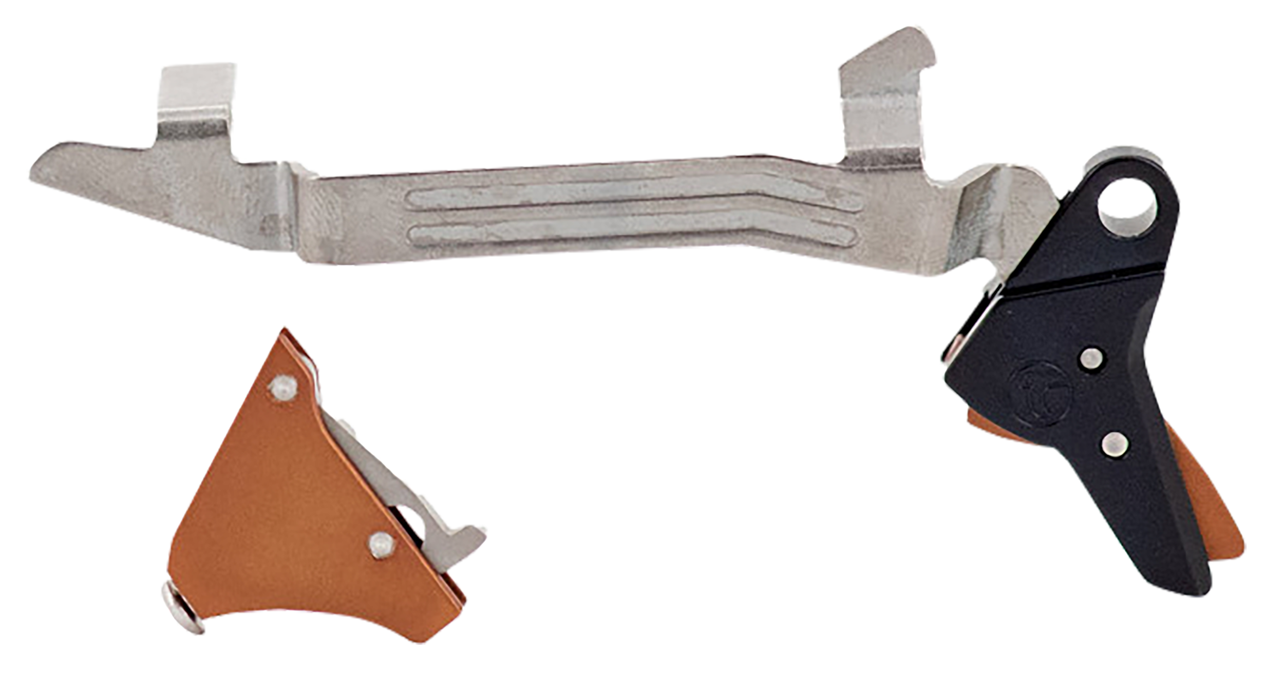 Timney Triggers ALPHAGLOCK5 Alpha Competition 9mm Luger/40 S&W/22 LR, Bronze Straight Trigger, Compatible w/Glock Gen5 & Glock 44