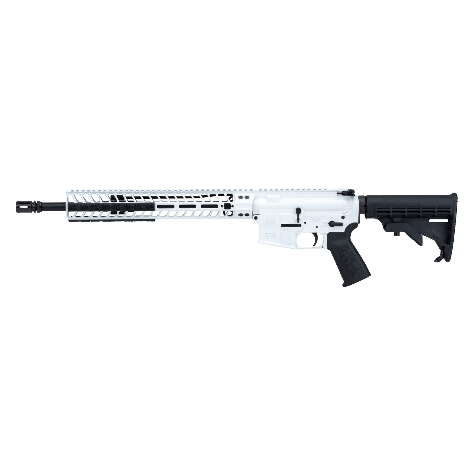 SPIKE'S RFL 556 16" MD MLOK WHITE