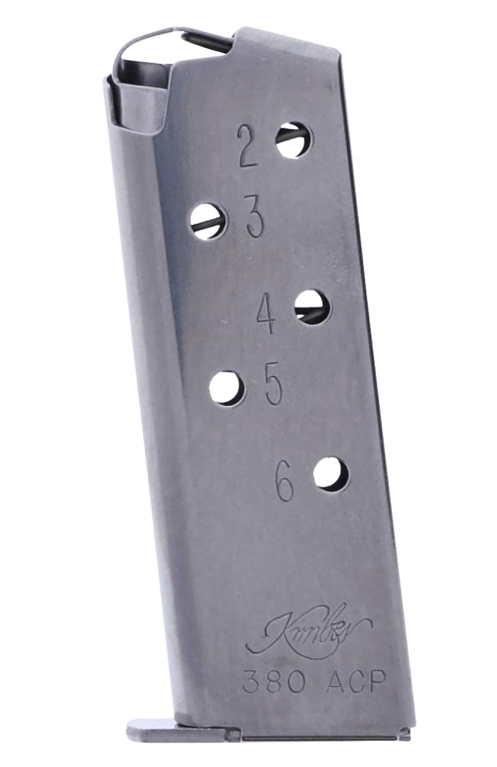 Kimber Mfg.,inc 1200163A Micro Magazine 6rd Silver Stainless Steel