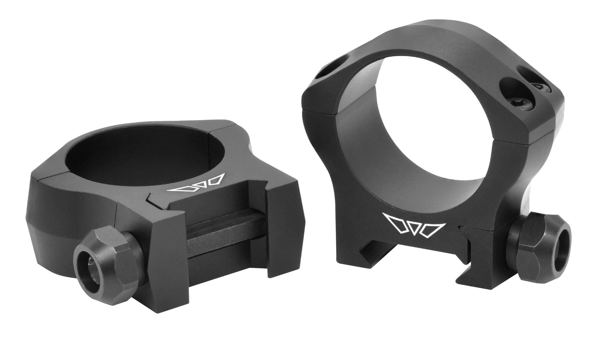 Warne 7213M Scope Rings Mountain Tech Matte Black 30mm Low 0 MOA