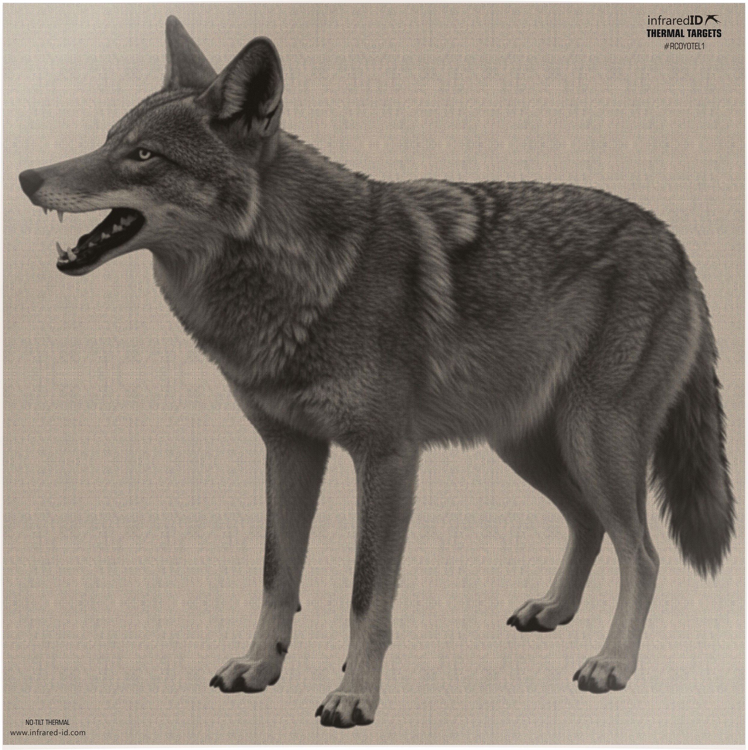 Infrared-ID Coyote Thermal Imaging Target