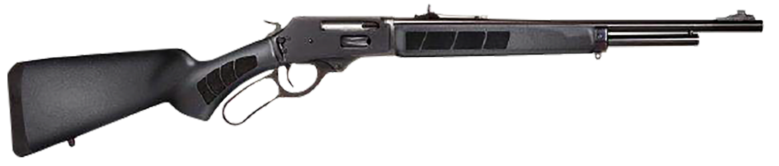 Rossi 954570161PLY R95 Trapper 45-70 Gov 5+1 16.50" Black Oxide Threaded Barrel, Black Oxide Picatinny Rail Alloy Steel Receiver, Fixed Black Polymer Stock
