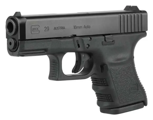 dGLOCK 29SF 10MM PSTL TNFR FXD 5.5LB 2-10RD MAGS