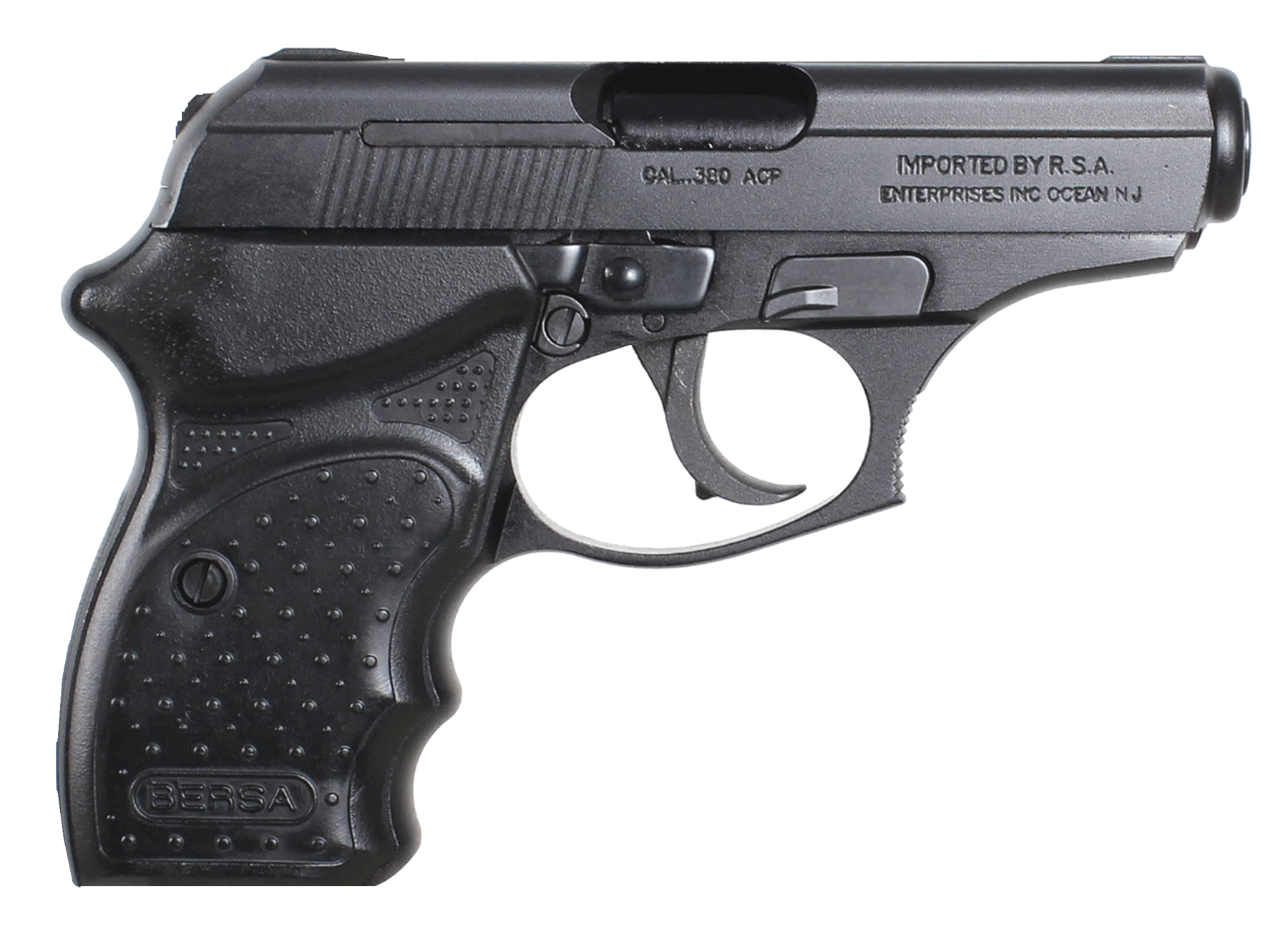 Bersa THUN380MLTCC Thunder Micro-Compact Frame 380 ACP 7+1, 3.50" Black Steel Barrel, Matte Black Serrated Steel Slide & Aluminum Frame