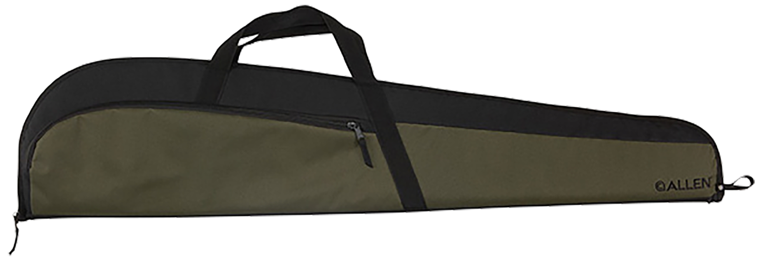Allen 69346 Powell Rifle Case 46" Green w/Black Trim 600D Polyester, Foam Padding, Large Accessory Pocket & Lockable Zippers